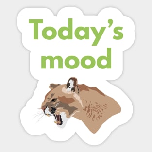 Bad Mood Warning Sticker